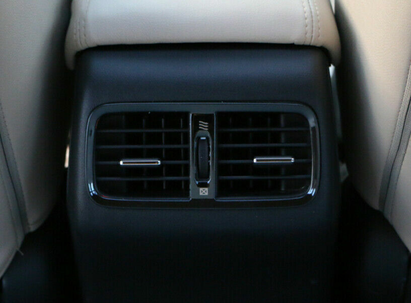 Rear Air Outlet Vent Frame Trim 1PCS for Honda CRV CR-V 2012-2016 Black Titanium
