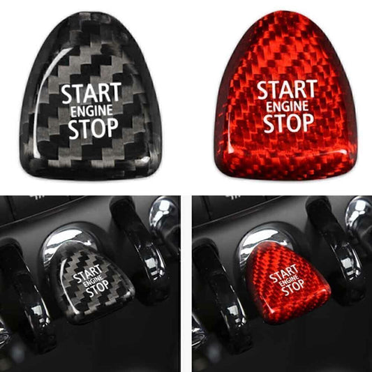for BMW for Mini Cooper F Model F54 F55 F56 Carbon Fiber Keyless Start Button Cover