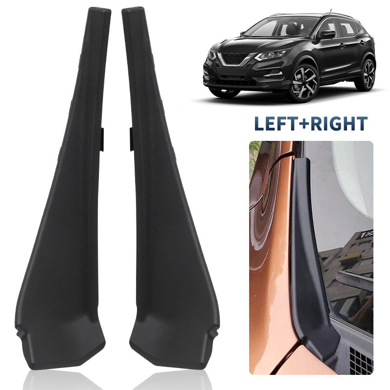 2PCS Front Windshield Wiper Side Cowl Extension Cover For 14-20 for Nissan Rogue