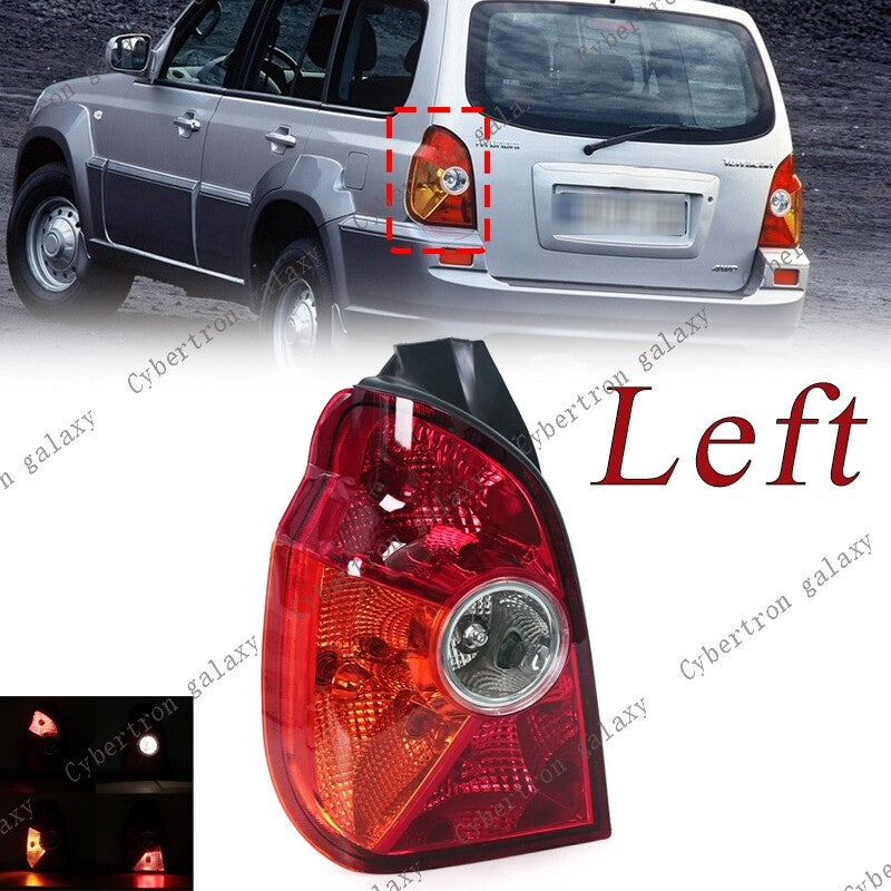 Left side: Taillight and rear turn signal strip bulbs suitable for Hyundai Terracan 2.5 and 3.5.