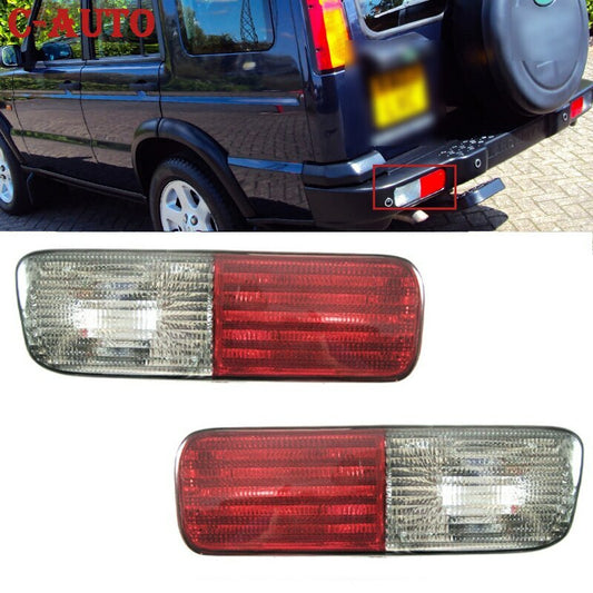 Pair Rear LHRH Bumper Reflector Brake Foglamp for Land Rover Discovery 2003-04
