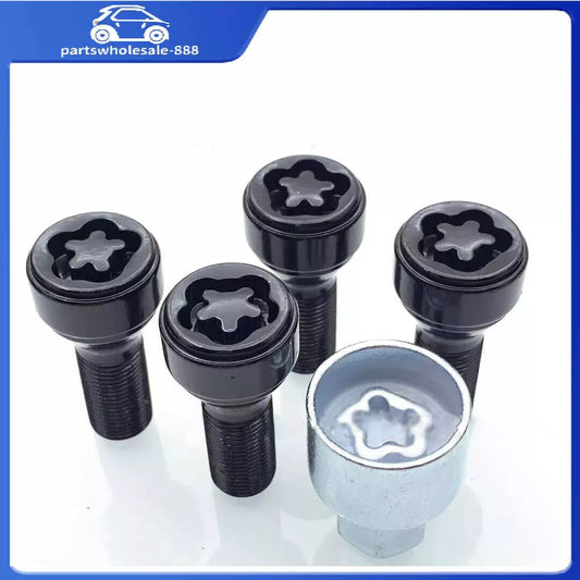 36136792849 5Pcs Wheel Lock Anti-Theft Bolt Set for BMW 1 3 5 6 7 Z3 Z4 Z8