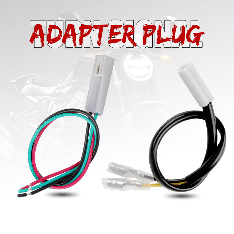 2x Turn Signal Adapter Cable PlugPlay Connector for YAMAHA MT-03 07 09 25 125