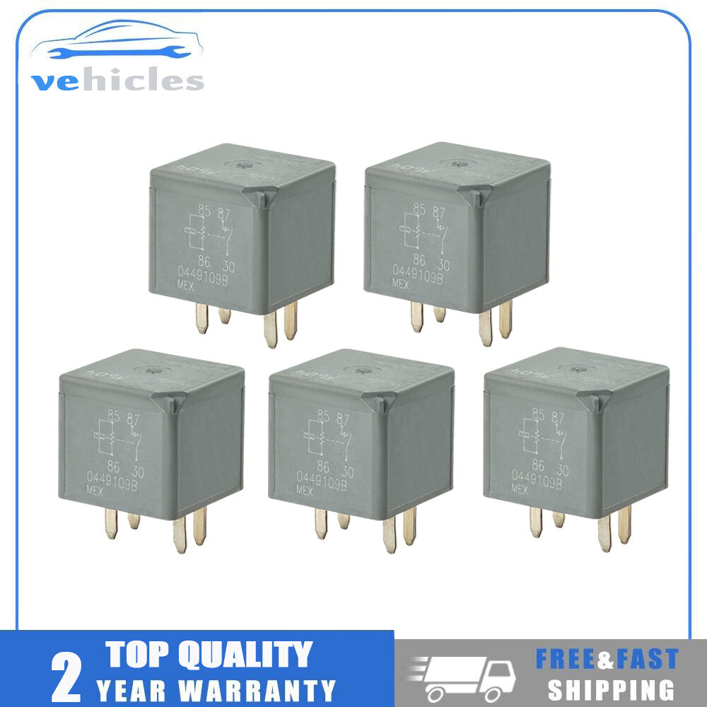 5 Relays for Chevrolet Suburban S10 Pickup Silverado 1500 for GMC D1741C 12193604