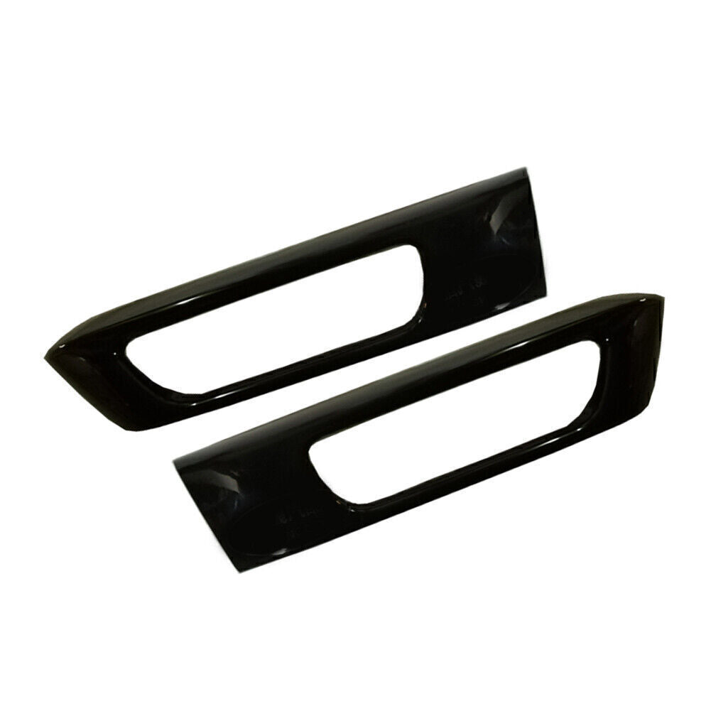 Front Bumper Fog Light Lamp Cover Fit for Range Rover Sport 2014-2017 2016 Black