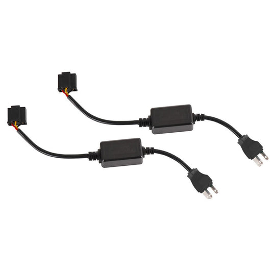2PCS LED H4/9003 Headlight Canbus Error Anti Flicker Resistor Decoder