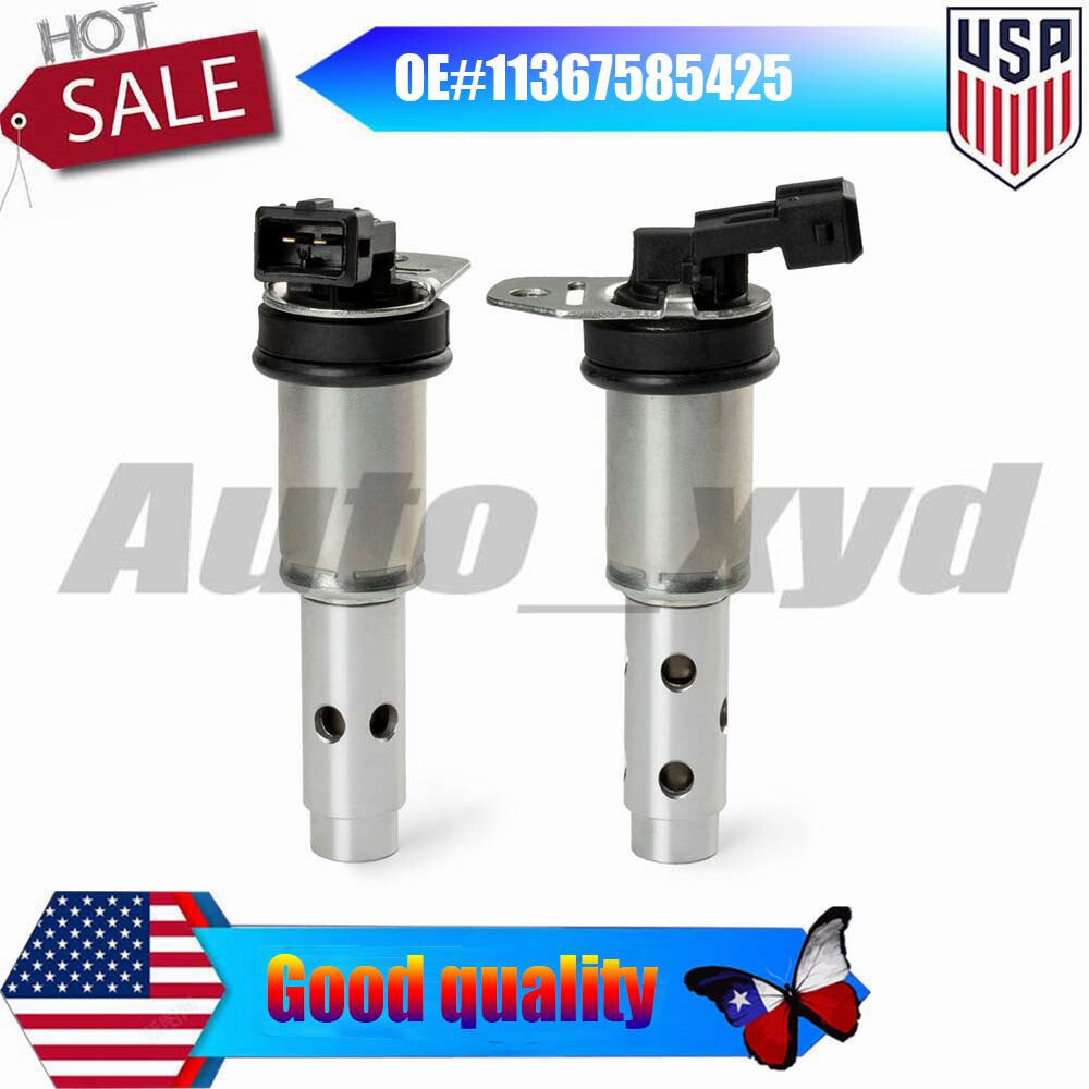 1 pair 11367585425 Engine Variable Timing Control Valve Solenoid VVT for BMW