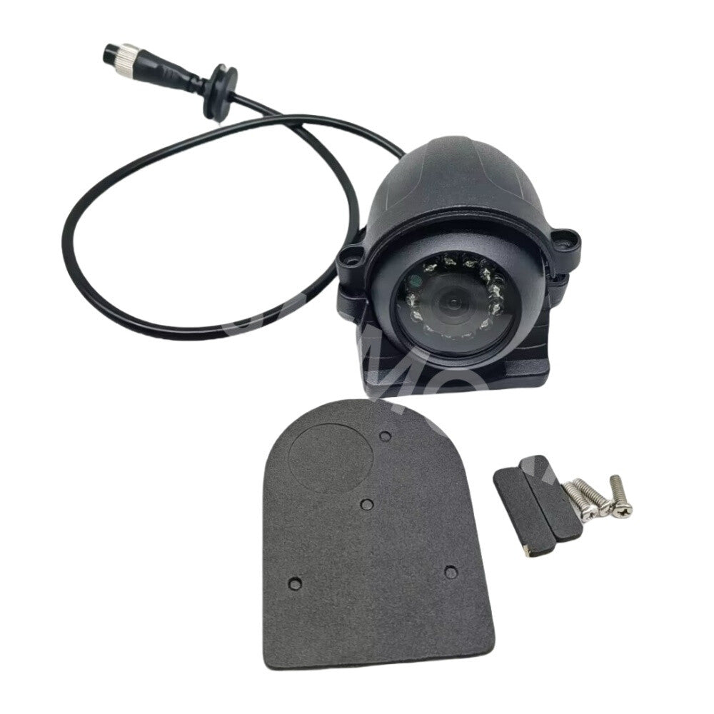 Black 4 PIN Dome CCD 12LED IR Reversing Rear View Camera Night Vision For Truck