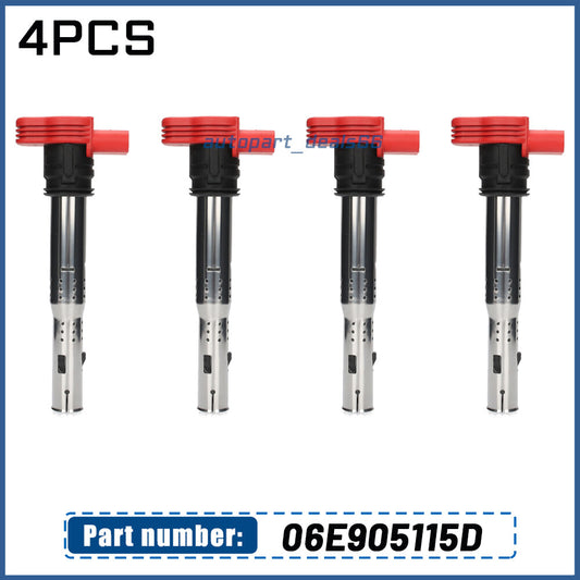 4-piece ignition coil kit for Audi for A4 , for A5 , R8, for Volkswagen for Golf GTI 2.0T FSI 06E905115E