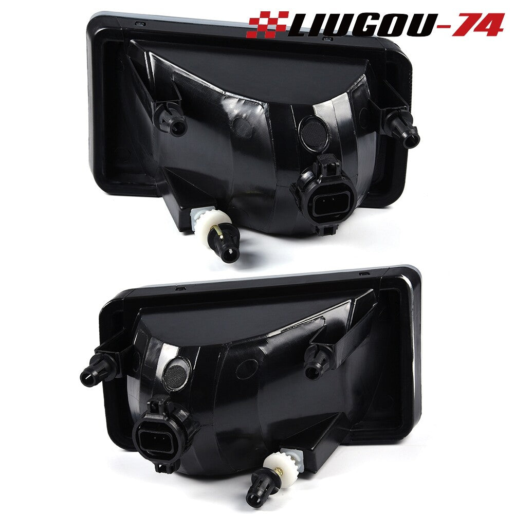 Fog light smoke lens suitable for 2007-2013 for Chevrolet Silverado Tahoe Avalanche Suburban.