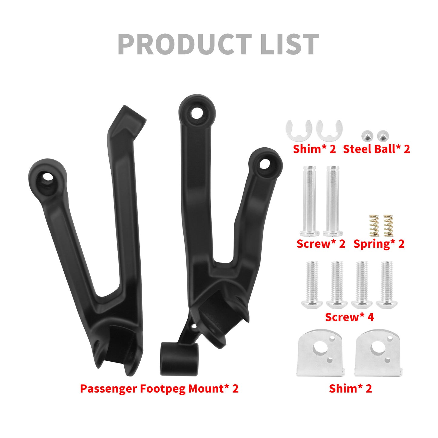 Rear Passanger Footpeg Mount Support Bracket for Harley Nightster RH 975 22-2023
