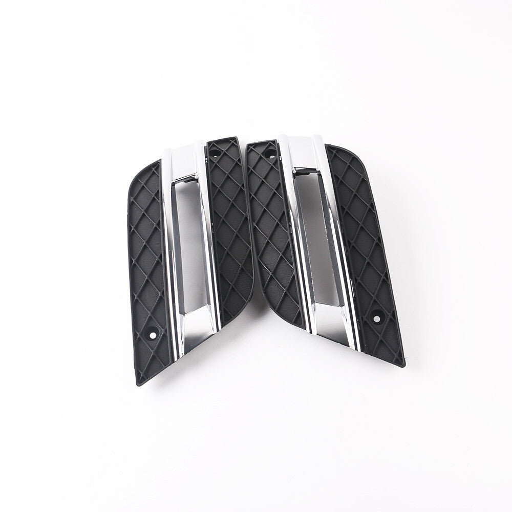 Left Right Chrome Fog Light Cover Front Bumper Grille for ML-Class 2009-2011