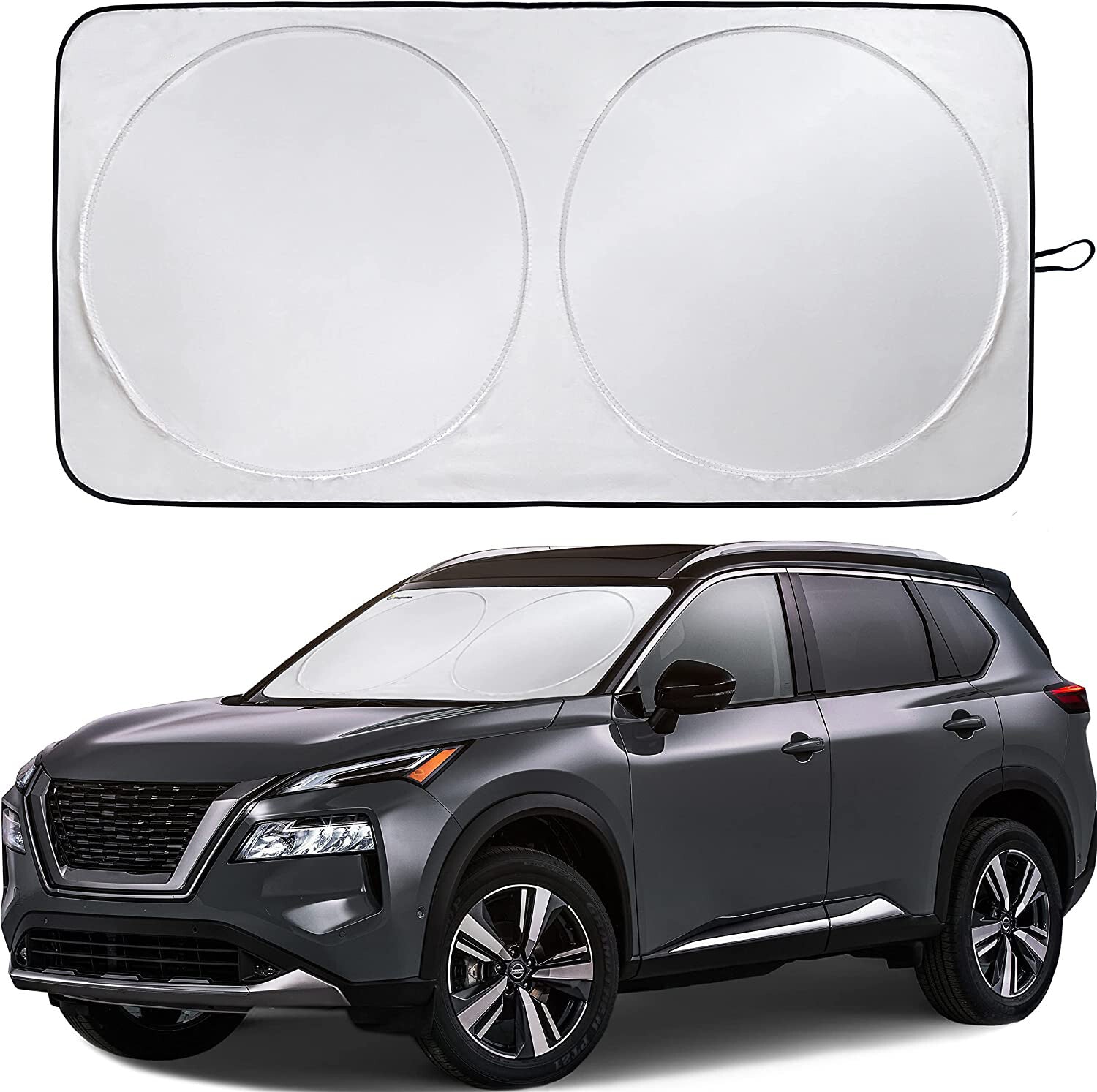 5931'' Car Windshield Sunshade Sun Shade W/pouch Blocks Heat and Sun 5931 inch