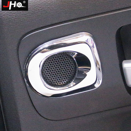 Chrome Car Inner Rear Door Speaker Cover Trim Overlay for Toyota Tundra 2014-21