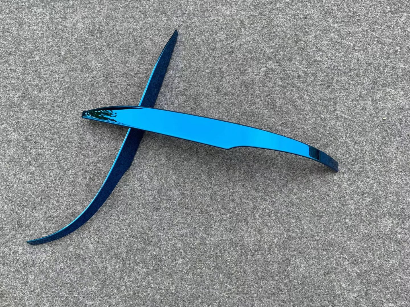 Rearview Side Mirror Strips Trim Blue S.Steel For 2020-2023 for Toyota Harrier Venza