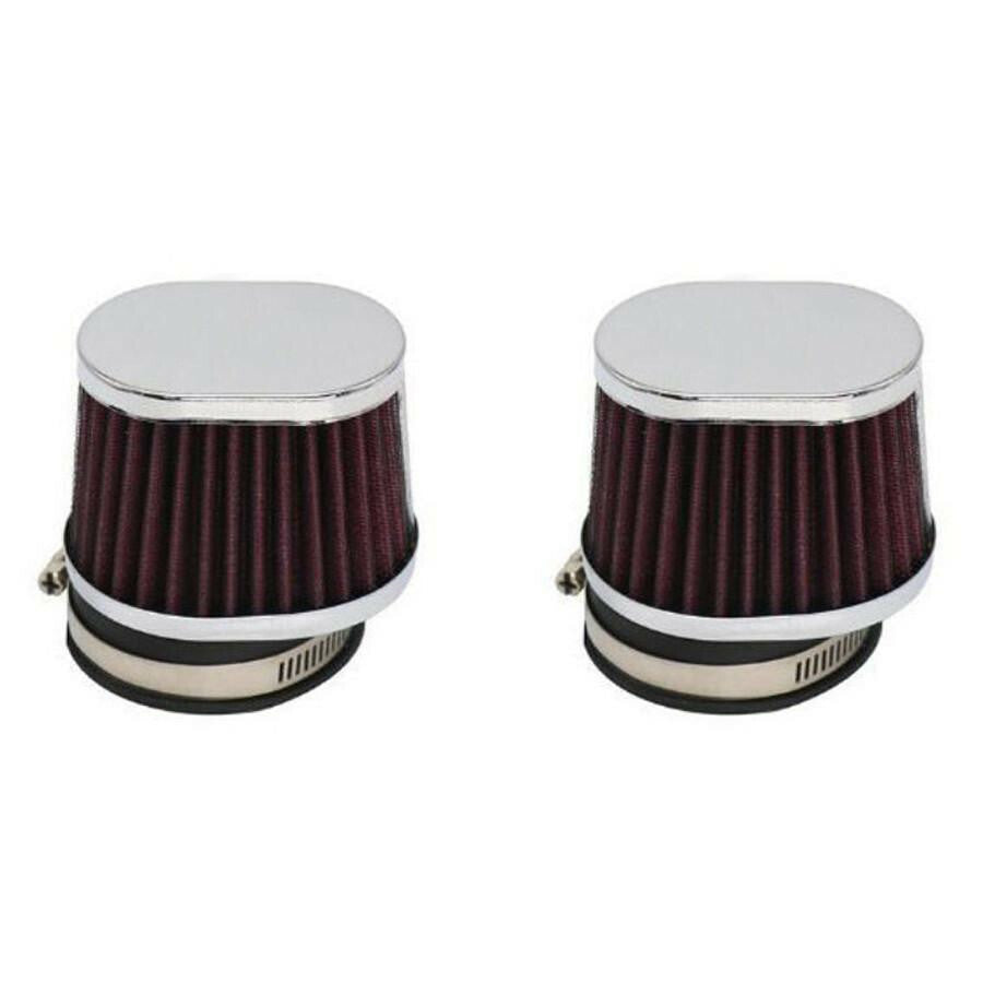 2x 38mm Air Filter POD Cleaner Fit For Bike Dirt ATV Quad Pit Motorcycle