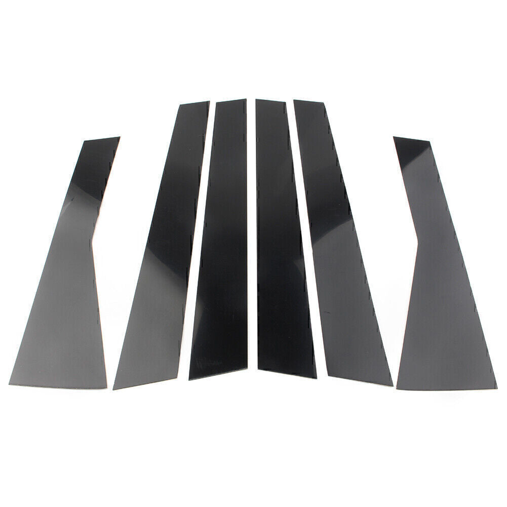 Door Trim Black Piano Cover Pillar Post Fit for Subaru Forester 2019 2020 2021