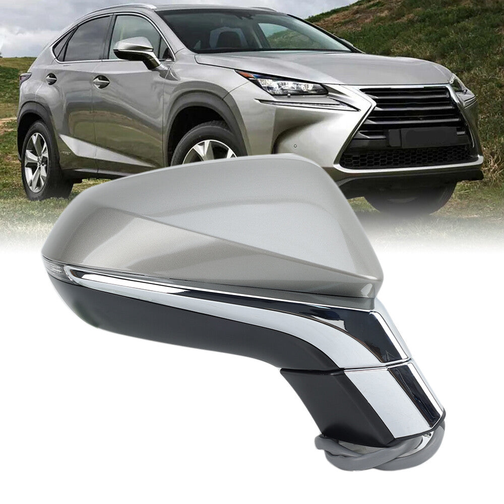 F¨¹r for Lexus NX200t NX300 NX300h 15-21 R¨¹ckspiegel Au?enspiegel Spiegel Rechts Grau