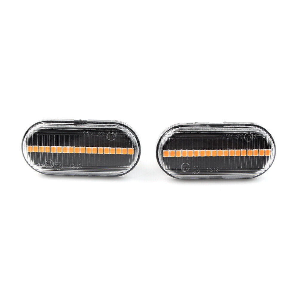 Dynamic Clear LED Side Marker Light Turn Signal Lamp for Smart Fortwo W453 C453