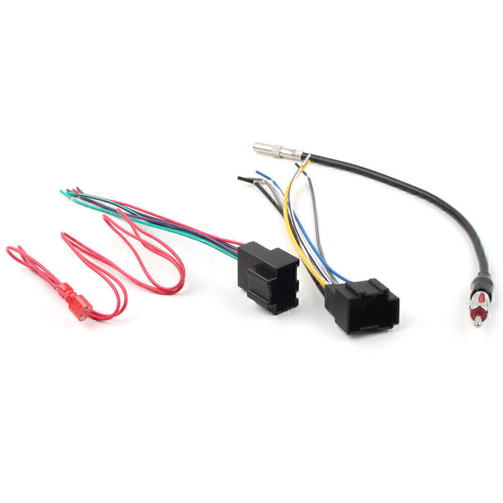 Car stereo radio receiver wiring harness antenna suitable for GMC for SIERRA for YUKON 1500 07-13
