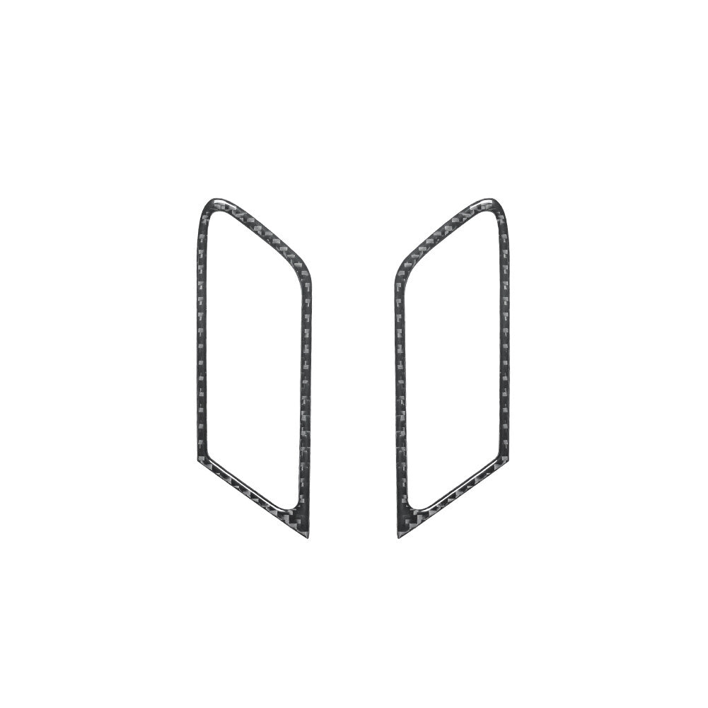 2X Carbon Fiber Front Door Handle Trim for Mercedes R-Class 2009-2012