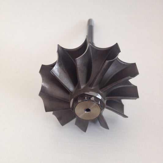 TD06SL2R Reverse 54X61.5 mm 11 Blade Turbine Wheel/Turbine Shaft and Wheel/Shaft Pulley