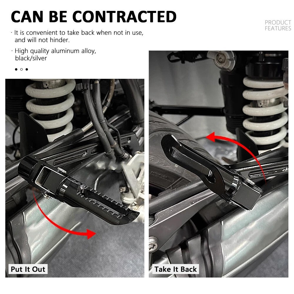 for BMW R9T R NINE T RNINET Pure Motorcycle Rear Foot Pegs Foot Pedals Bracket