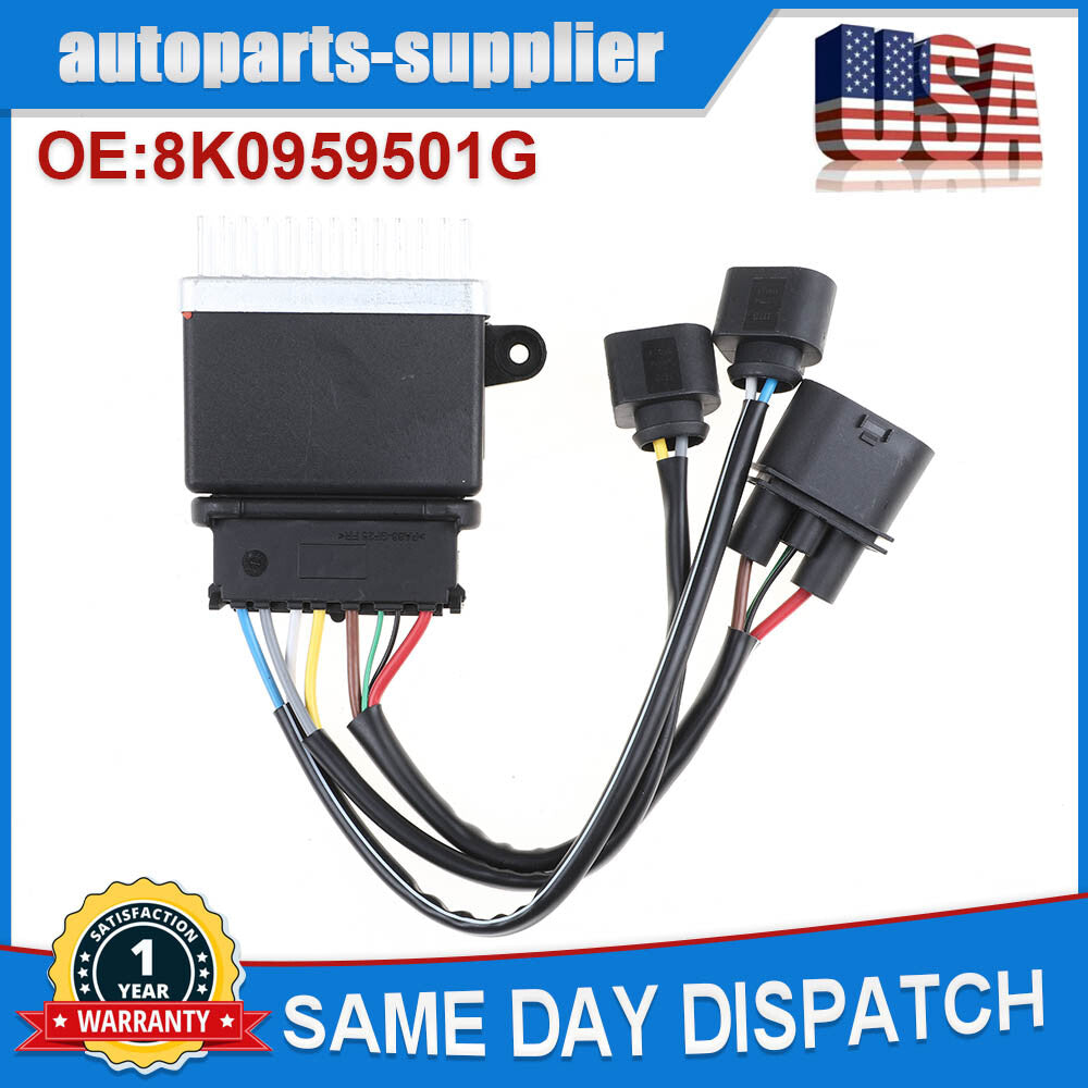 The new engine cooling fan control module is suitable for Audi A4, A5, A6, A7, Q3, Quattro, Q3, and Q5 2.0L engines.
