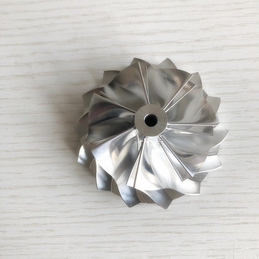 K04 7+7 insert 49.62/61.98 mm performance turbine milling/bulk compressor wheel