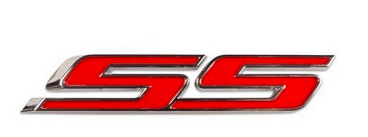 Car rear tailgate badge fender badge red SS for Chevrolet Camaro Cobalt Impala