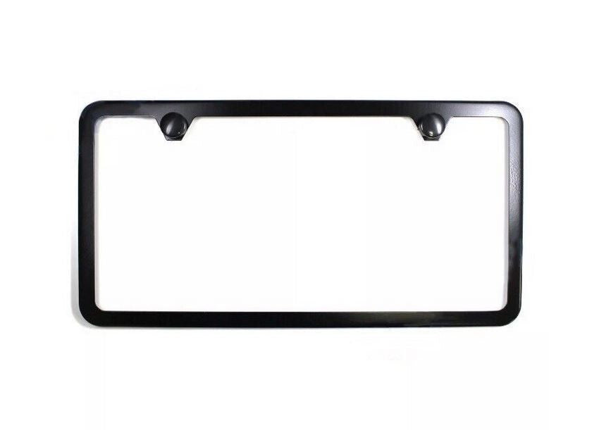 Car license plate frame cover cap rear boot 2-hole ultra-thin black for Honda