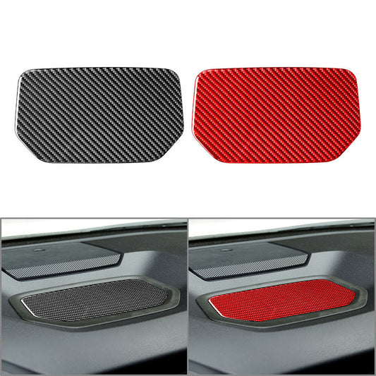 Carbon Fiber Interior Dashboard Storage Box Cover Trim for Toyota Tundra 14-21