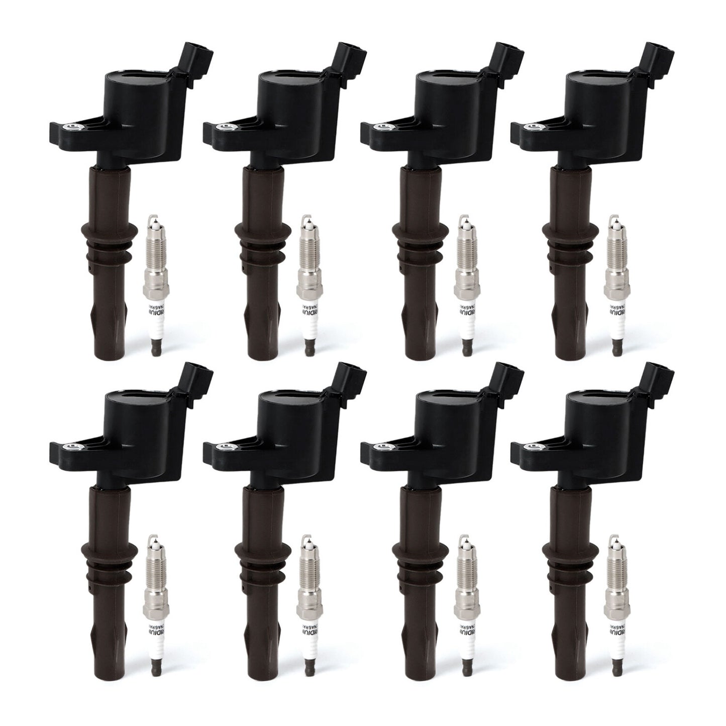 for Ford Expedition F-150 FD509 8pcs Ignition Coils +8pcs Iridium Spark Plugs