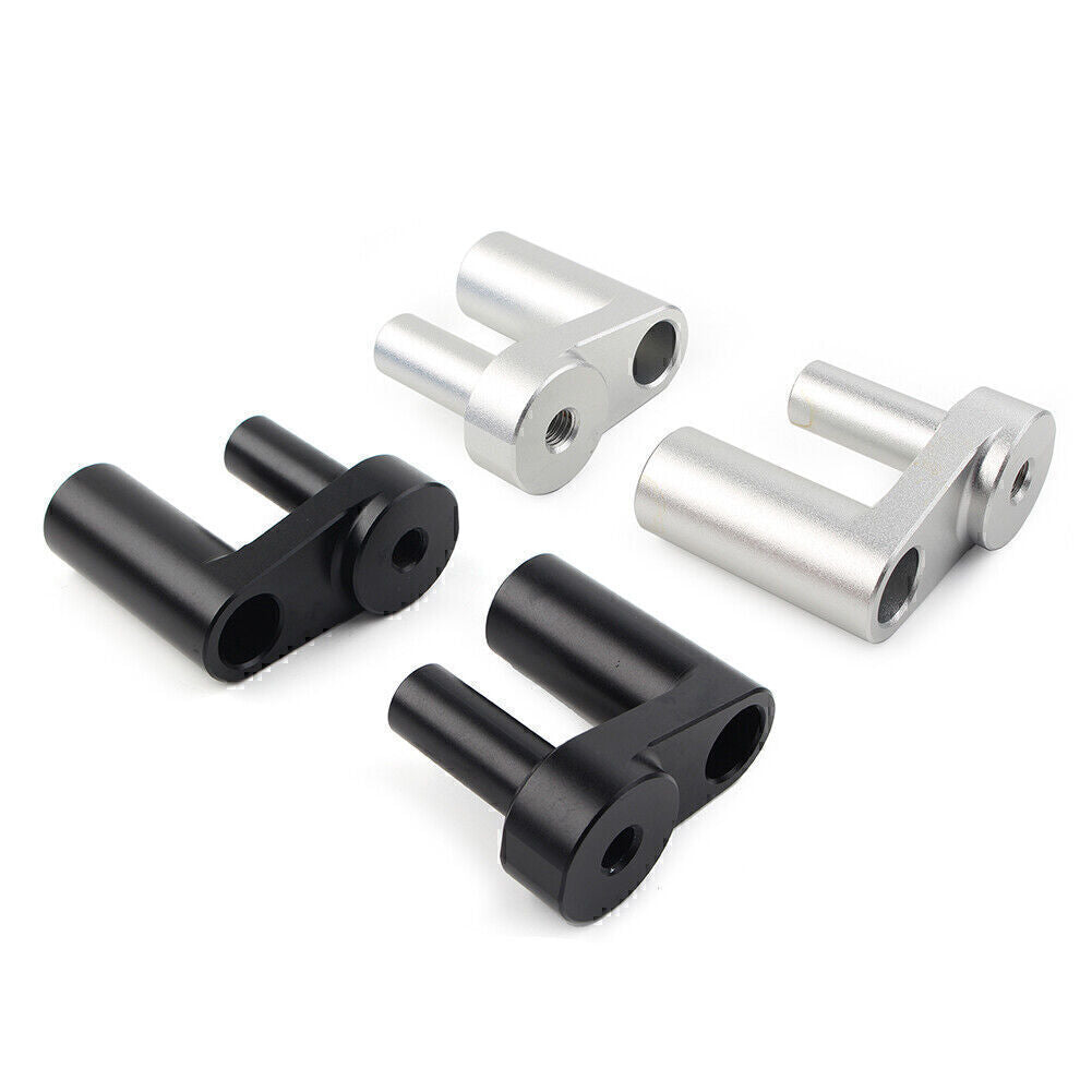 Handlebar Risers Kit 1.625 Back Move Mount Clamp Fit for BMW R1200RT R1250RT Silver
