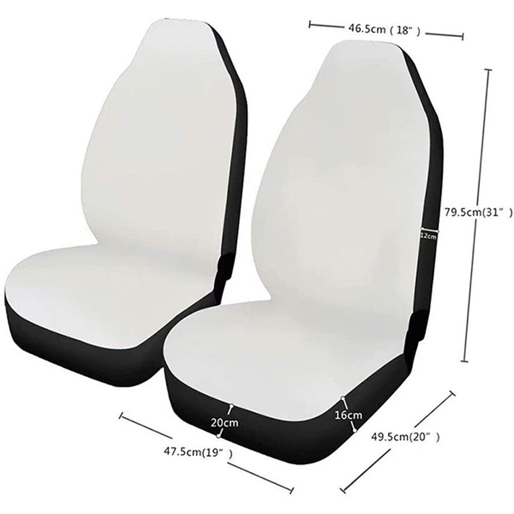 for Seat Cushion Car Front 2 Chair Black Cat Cover Accessory Protector Breathable