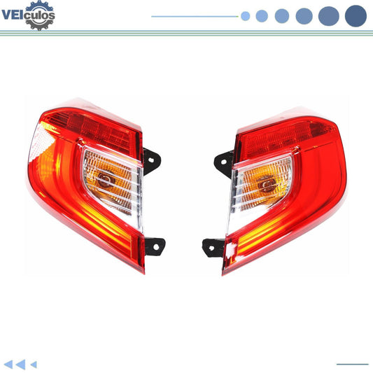 1 Pair LED Tail Lights Assembly W/ Bulbs for Honda Accord Sedan 2018-2021