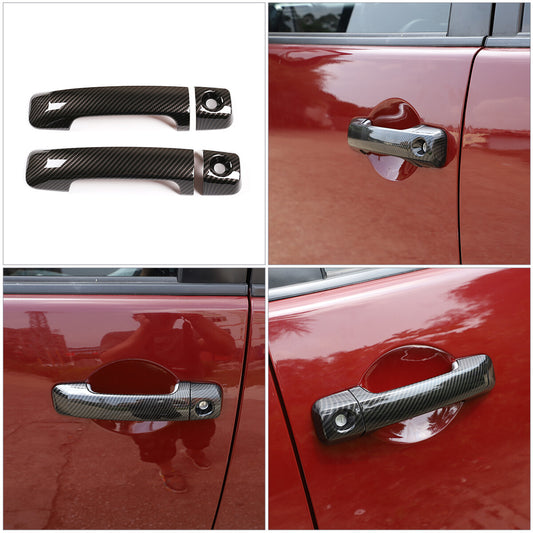 Genuine carbon fiber center console gear indicator sticker decoration for Toyota Tacoma