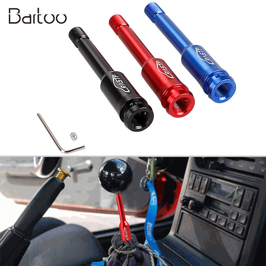 Shift Knob Extension Rod Stick Adapter 130mm Fit Manual Gear Shifter Lever
