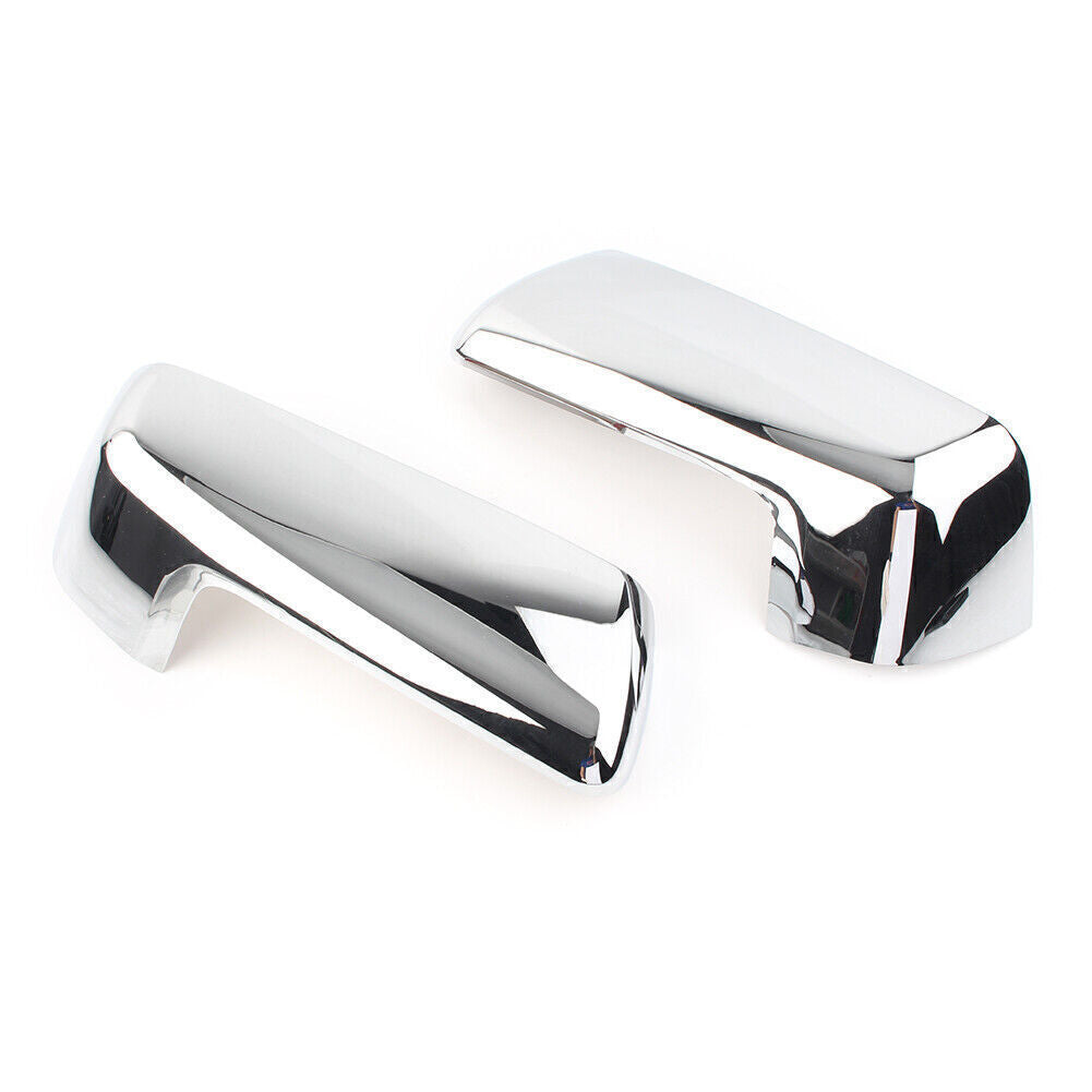 Rearview Mirror Cover Decor Fit for Chevy Silverado for Sierra 1500 2019-2022 Chrome