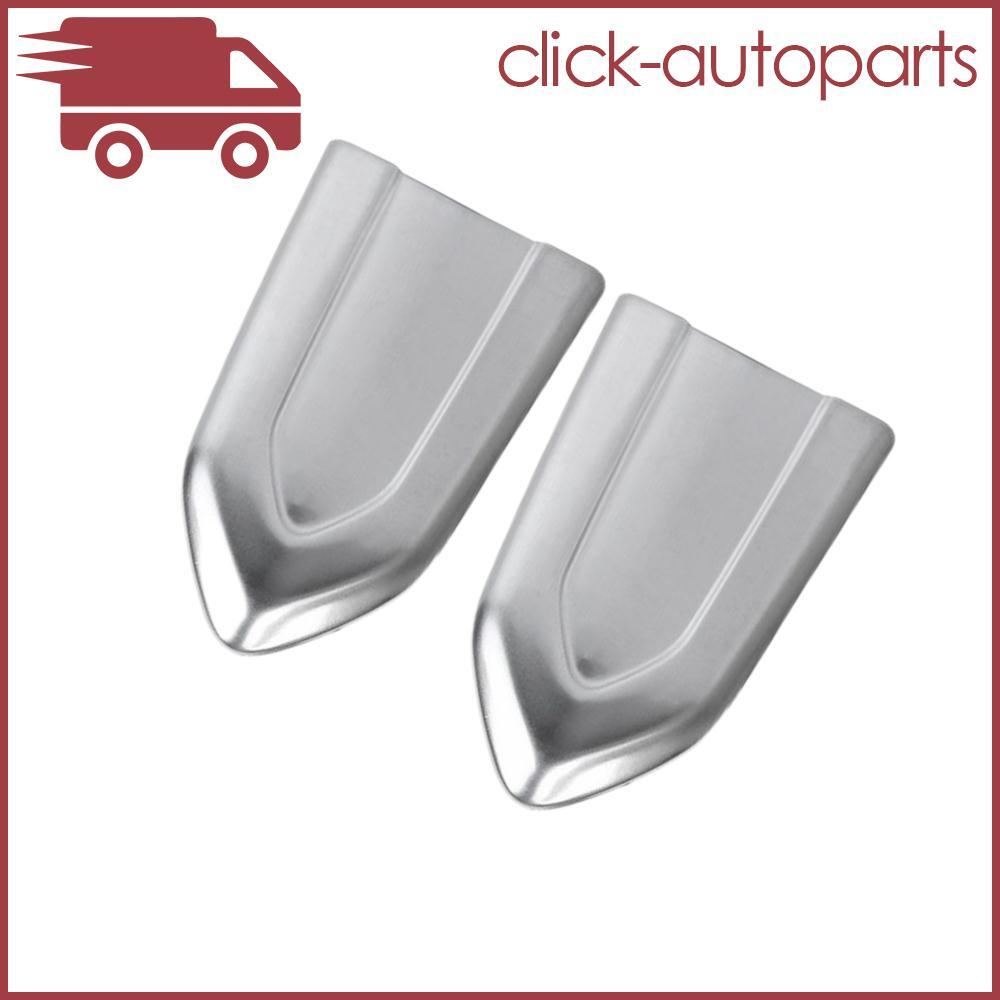 Set of 2 Door Lock Cylinder Chrome Cover Trim Cap for Cadillac ATS XTS CTS CT6