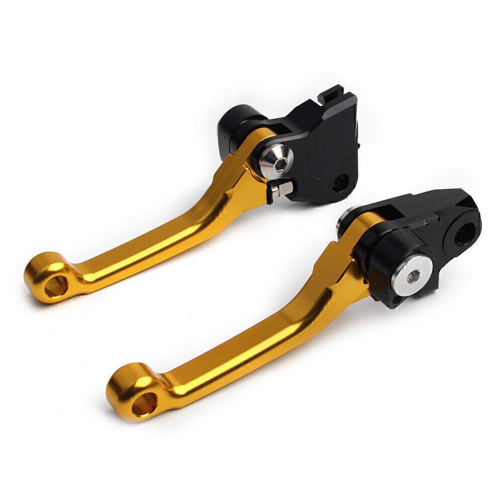 Pivot Brake Clutch Levers Fit for YAMAHA YZ 250F YZ 426F YZ 450F 2009-2020 Gold po