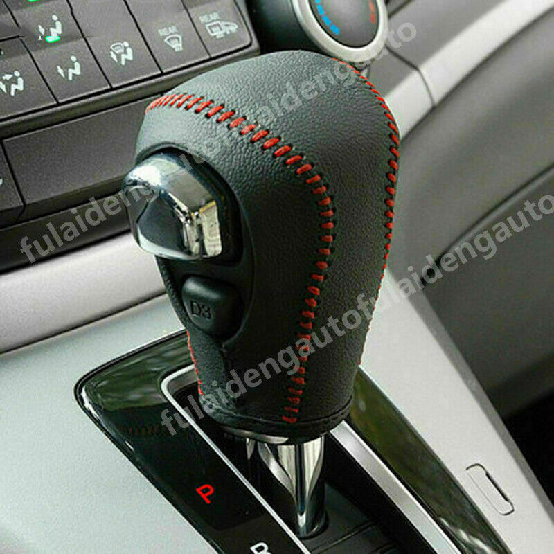 for Honda CRV CR-V 2012-2016 Leather DIY Hand-stitched Car Gear Shift Knob Cover