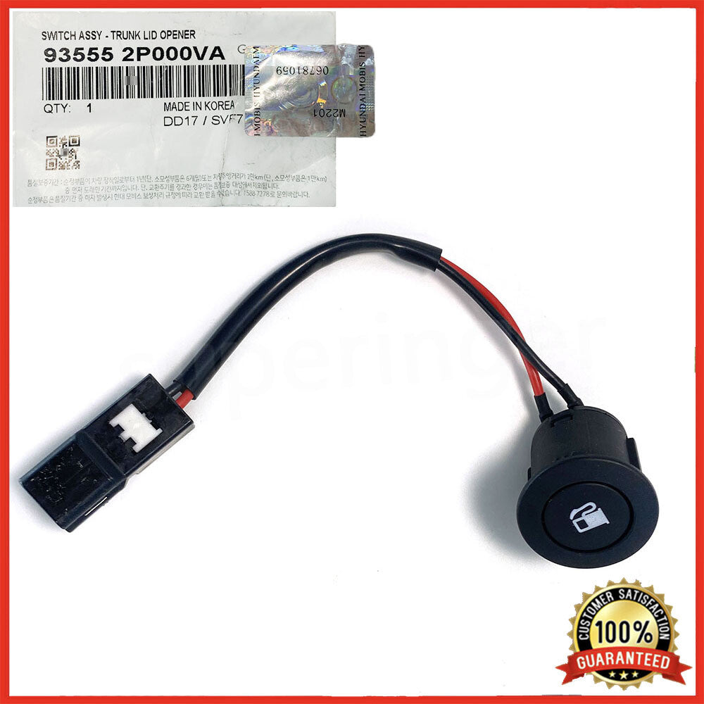 Fuel gas valve release switch 93555-2P000V A, black. Suitable for Sorrento 11-13.