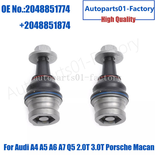 2Front Lower Suspension Swivel Ball Joints for Audi A4 A5 A6 A7 Q5 2.0T 3.0T