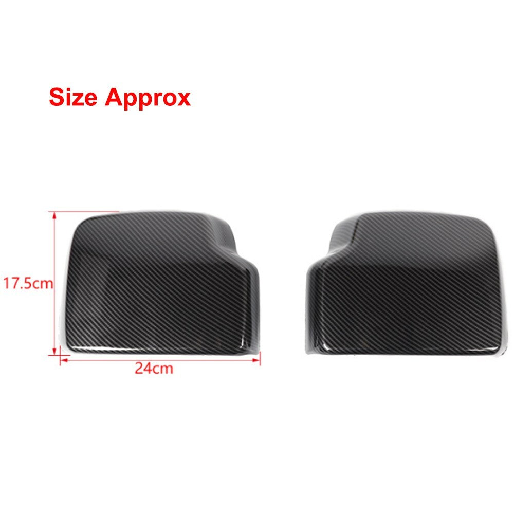 2¡Á Carbon Fiber Side Rearview Mirror Shell Cover Trim for Suzuki for Jimny 2019-2024