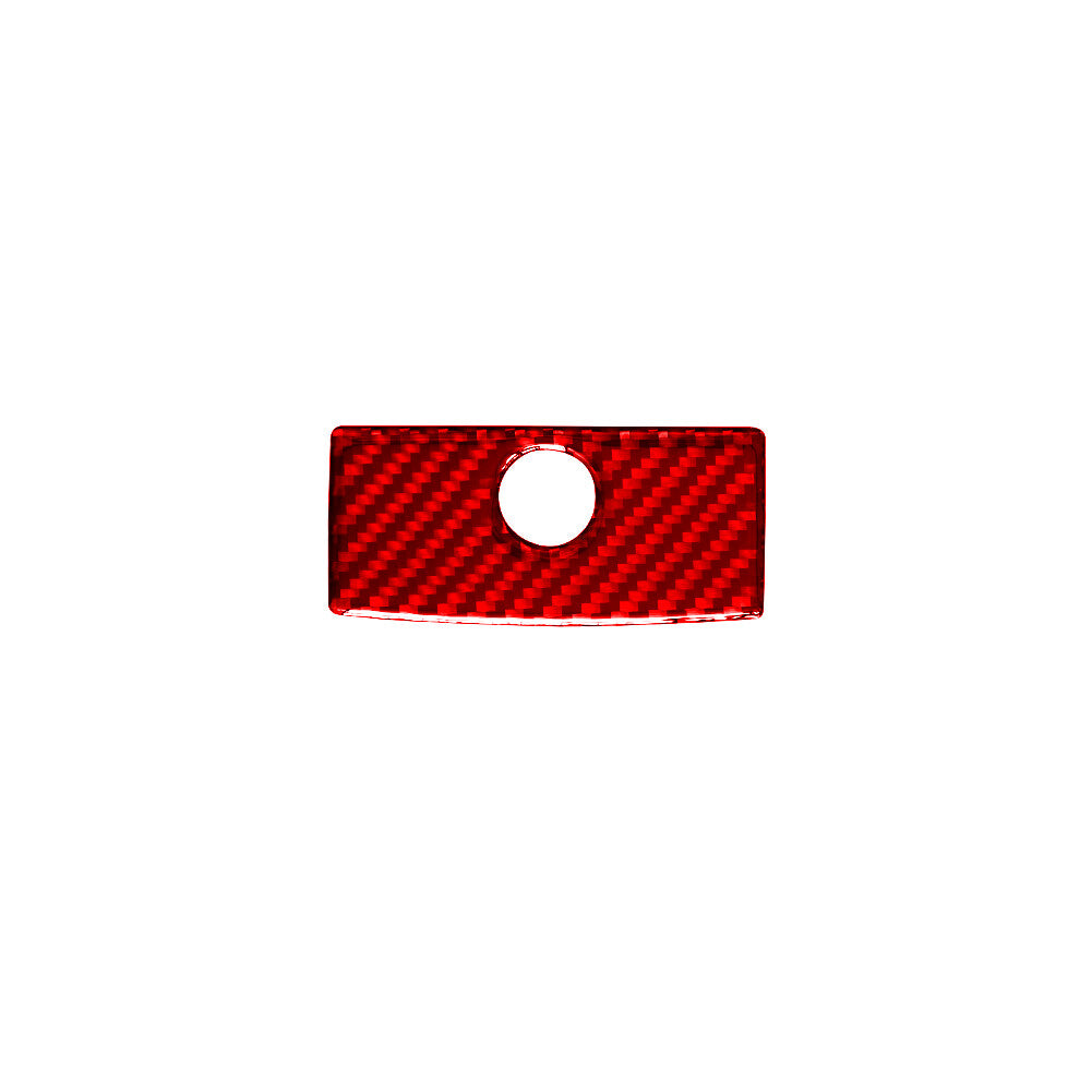 Red Carbon Fiber for Co -pilot Glove Box Switch Cover Trim for Ford Ranger 2019-2022