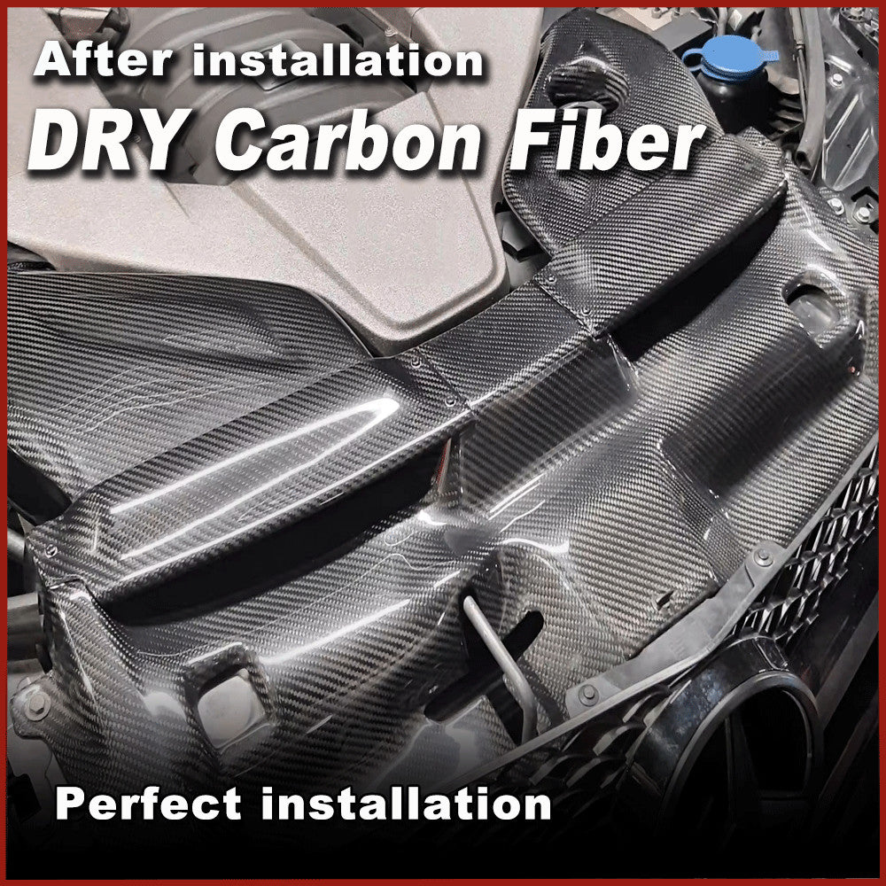 for Mercedes-Benz W204 C63 AMG DRY Carbon Fiber Air Filter Intake System Cover