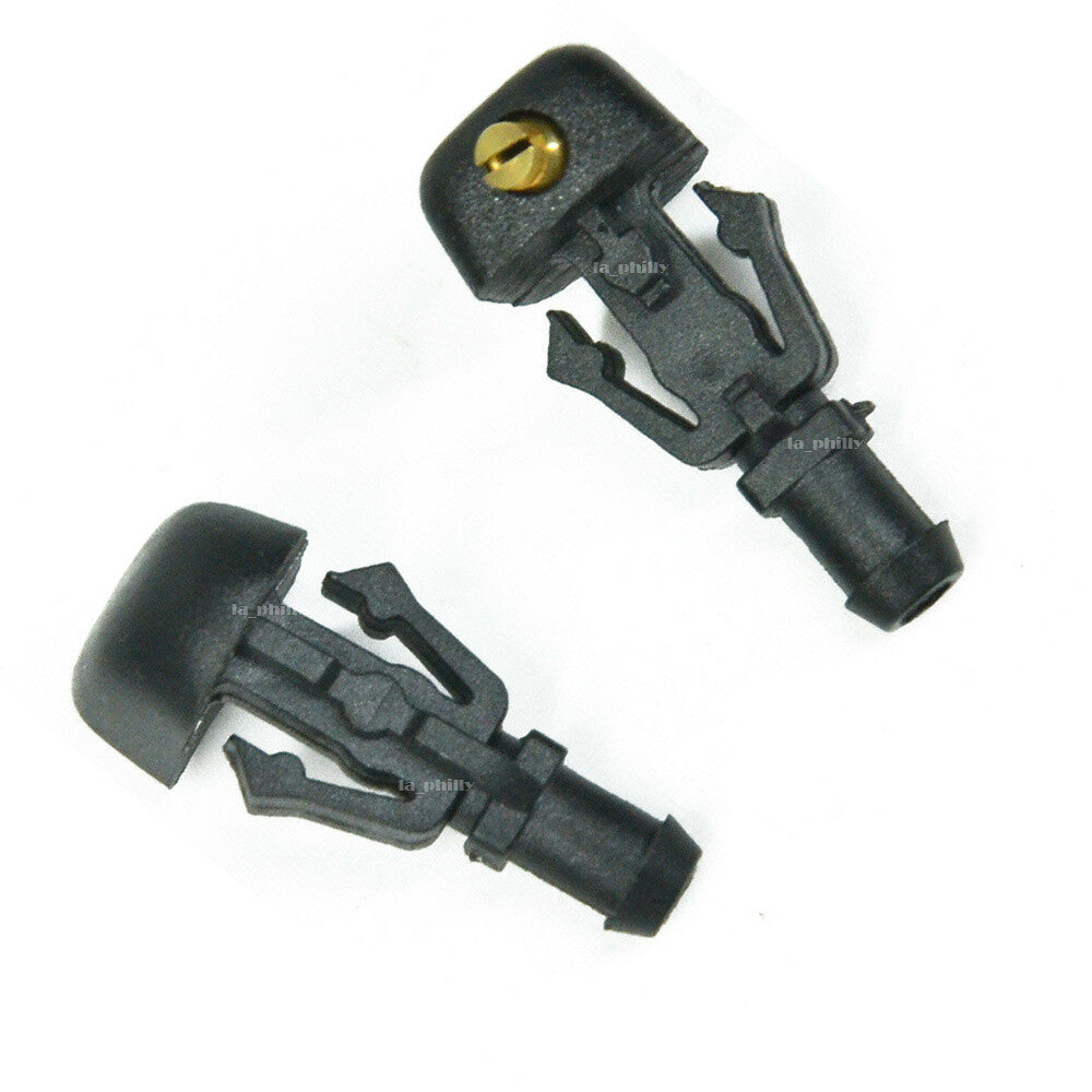 2Pcs Windshield Wiper Water Spray Jet Nozzle for Nissan 2004-2015 Titan Armada