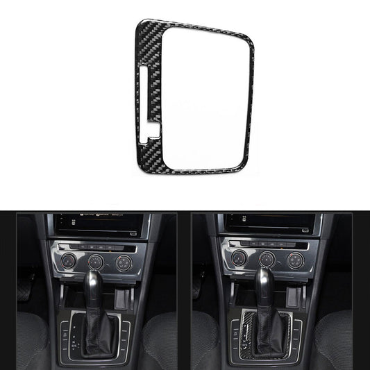 Carbon Fibre Gear Shift Inner Frame Trim for VW for Golf MK7 2014-2019