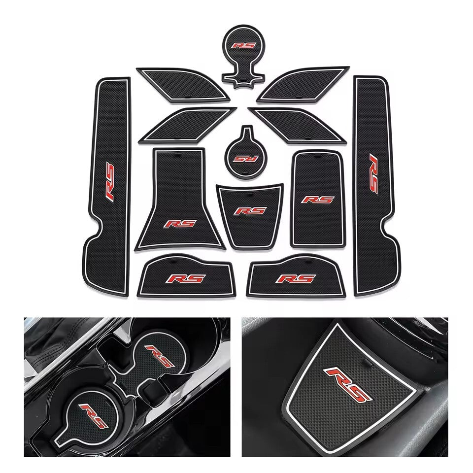 for Chevy for Chevrolet Trax 2024 2025 RS Anti-Slip Gate Slot Mat Cup Coaster